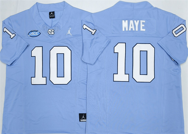Men's North Carolina Tar Heels #10 Drake Maye Little Blue 2026 F.U.S.E. Limited College Stitched Jersey